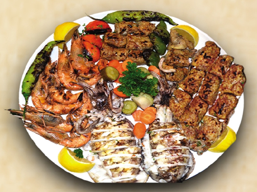 Mixed Seafood Grilled - 1/2 Kilo