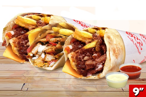 Supreme with Fries and Cheese Trio