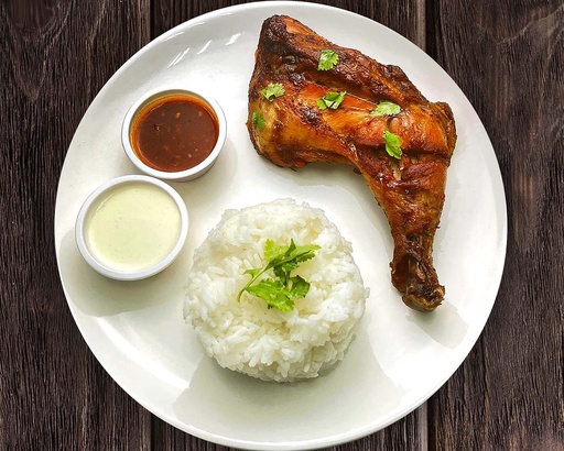 Roasted Chicken Beryani rice